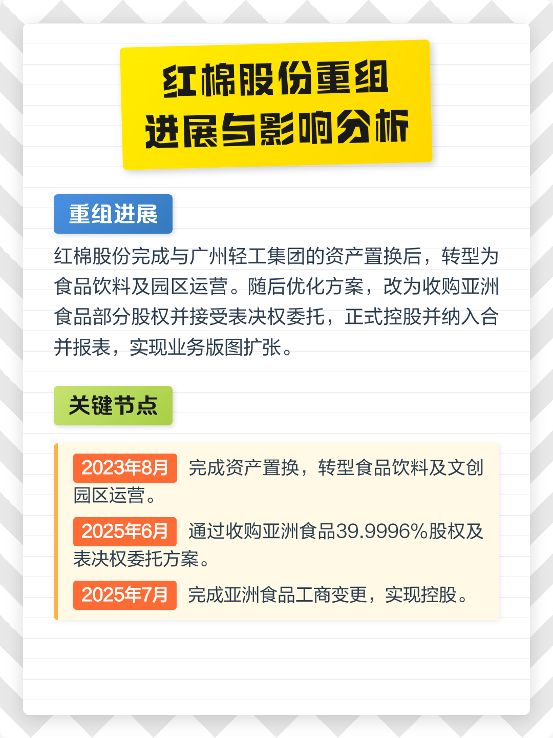 汕头市食品资产重组(食品资产重组案例)